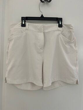 adidas Women's White Primegreen Golf Shorts